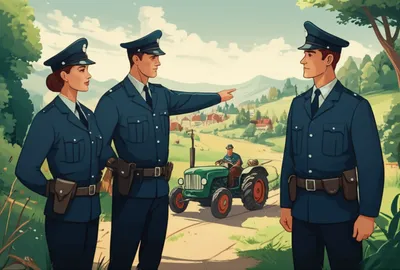 Illustration gendarmes - Image 1