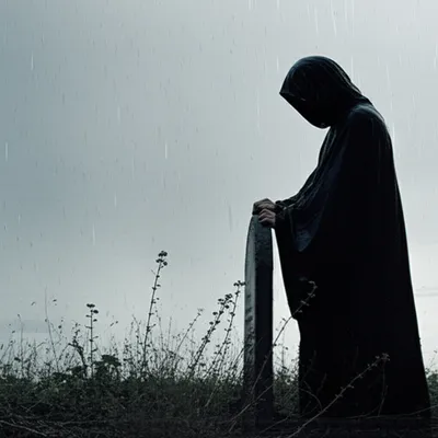 Illustration mourner - Image 1