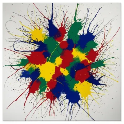 Illustration spattered - Image 1