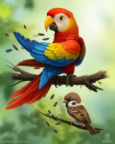 Illustration squawked - Image 1