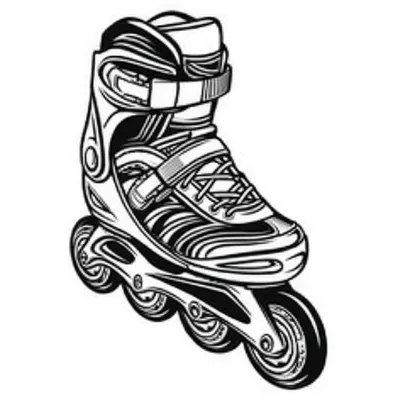 Illustration rollerblades