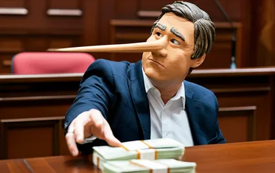 Illustration dishonest