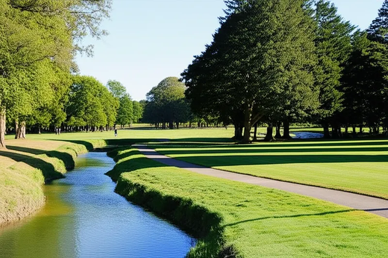 Illustration visuelle du mot « park » - Parc