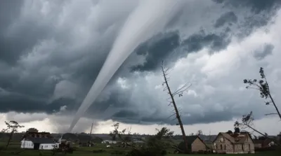 Illustration tornadoes