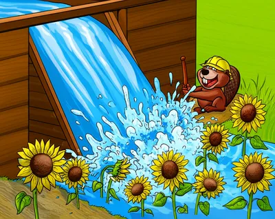 Illustration sluice - Image 1