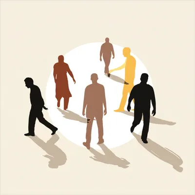 Illustration gathering - Image 1