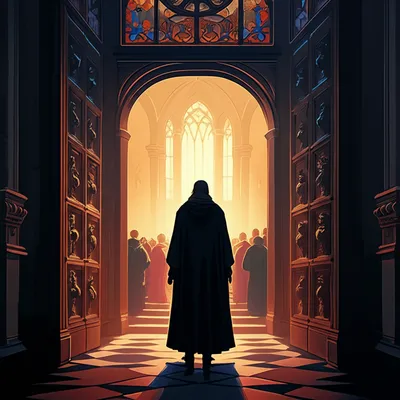 Illustration excommunicating