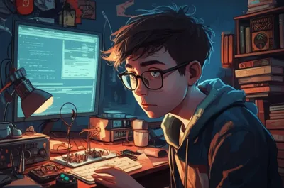 Illustration geeks - Image 1