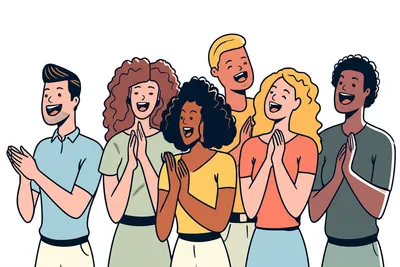 Illustration cheers - Image 1