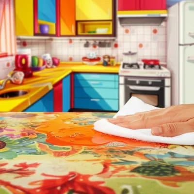 Illustration oilcloth - Image 1