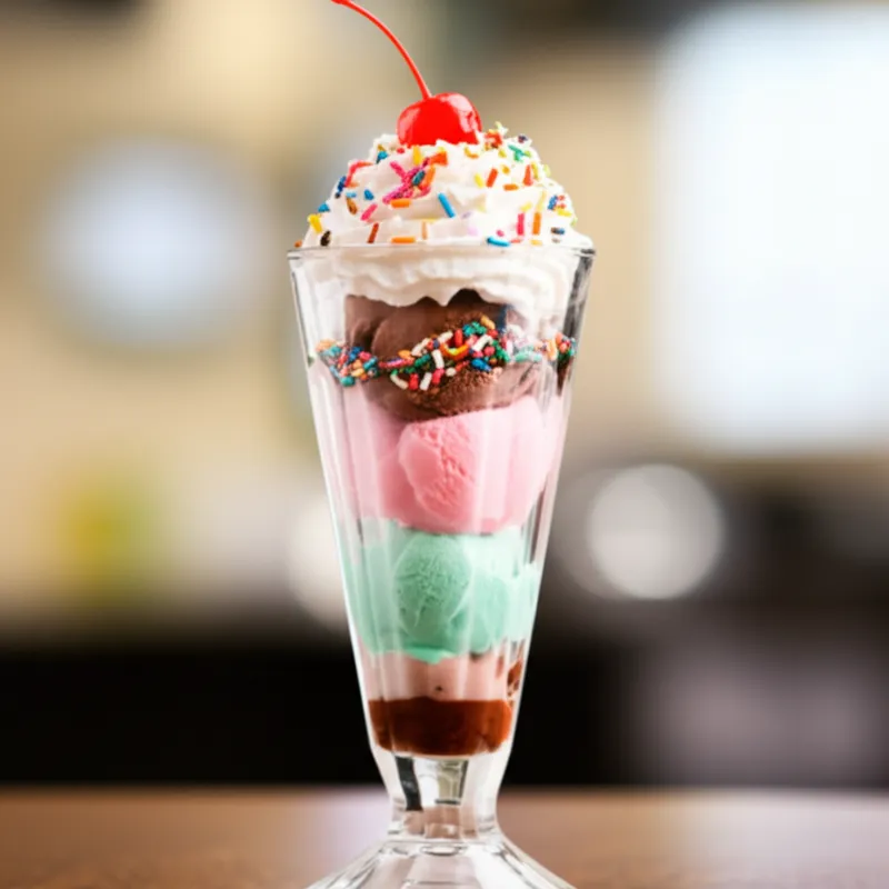 Illustration visuelle du mot « coupe » - Coupe glacée