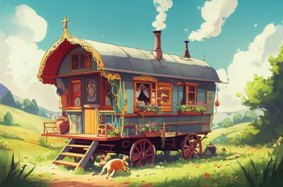 Illustration wagons - Image 1