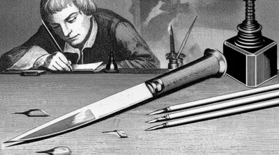 Illustration penknives - Image 1