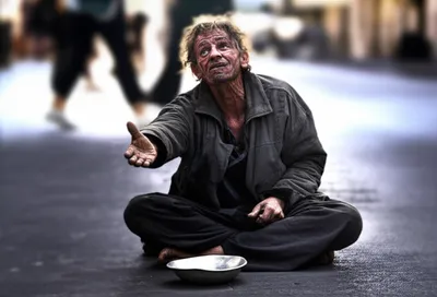 Illustration beggars - Image 1