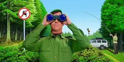 Illustration warden - Image 1