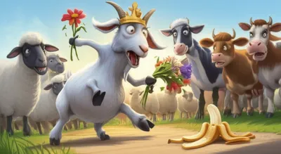 Illustration goat - Image 1