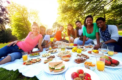 Illustration lunching