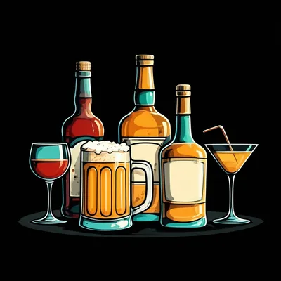 Illustration booze - Image 1