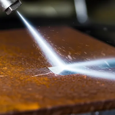 Illustration sandblasted