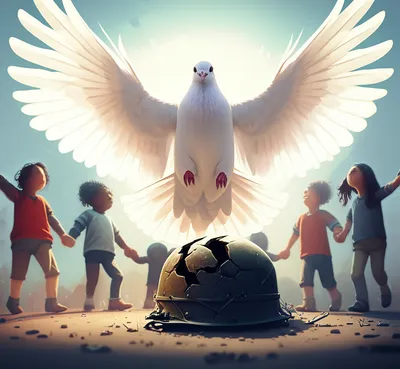 Illustration pacifism - Image 1