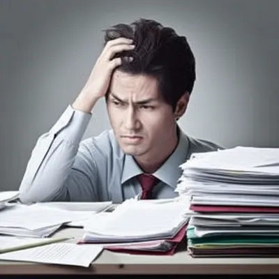 Illustration bothered - Image 1