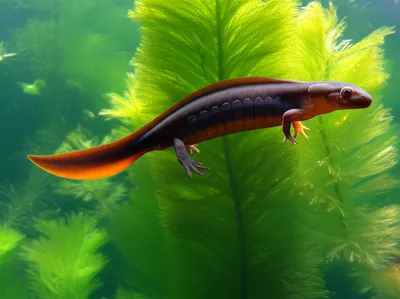 Illustration newts