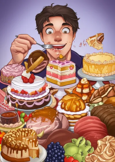 Illustration gourmandise