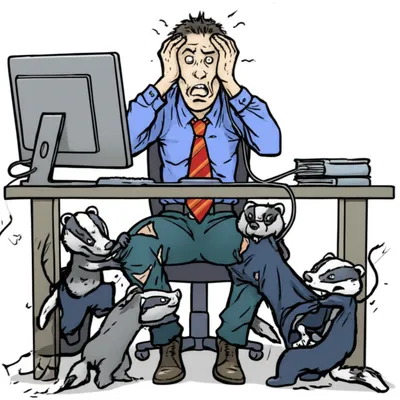 Illustration badgers - Image 1