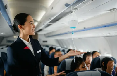 Illustration stewardess