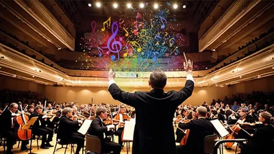 Illustration orchestrate