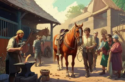 Illustration horse - Image 1