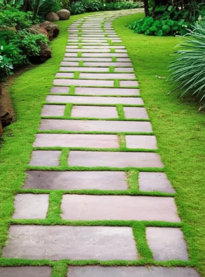 Illustration flagstones