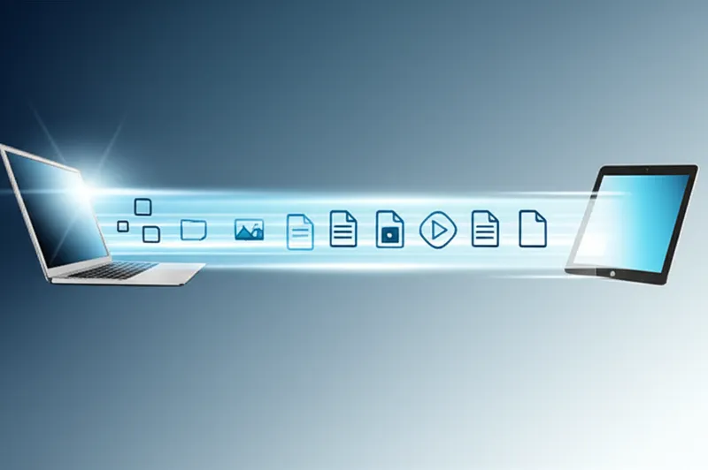 单词"transmitted"的视觉插图 - 传送，传递，发送。
