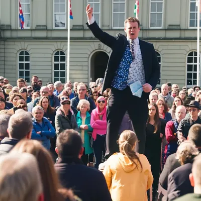 Illustration proclaiming