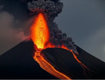 Illustration eruptions