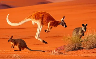 Illustration macropod