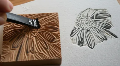 Illustration woodcut - Image 1