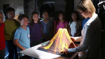 Ilustración visual de la palabra "showed" - Mostró, exhibir