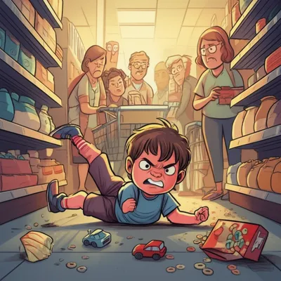 Illustration tantrum - Image 1