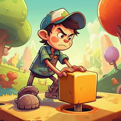 Illustration simpleton