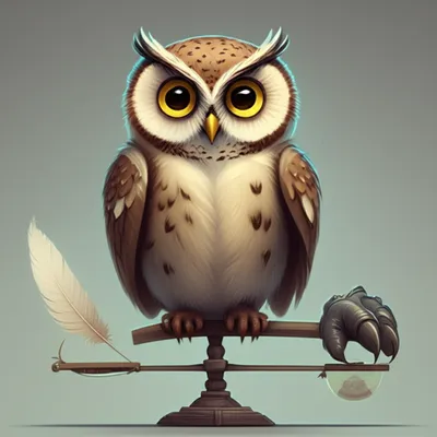 Illustration owl - Image 1