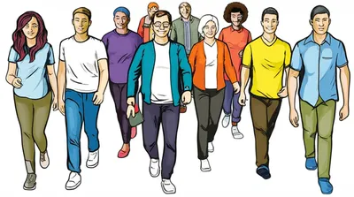 Illustration marching - Image 1