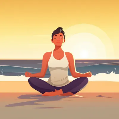 Illustration relaxed