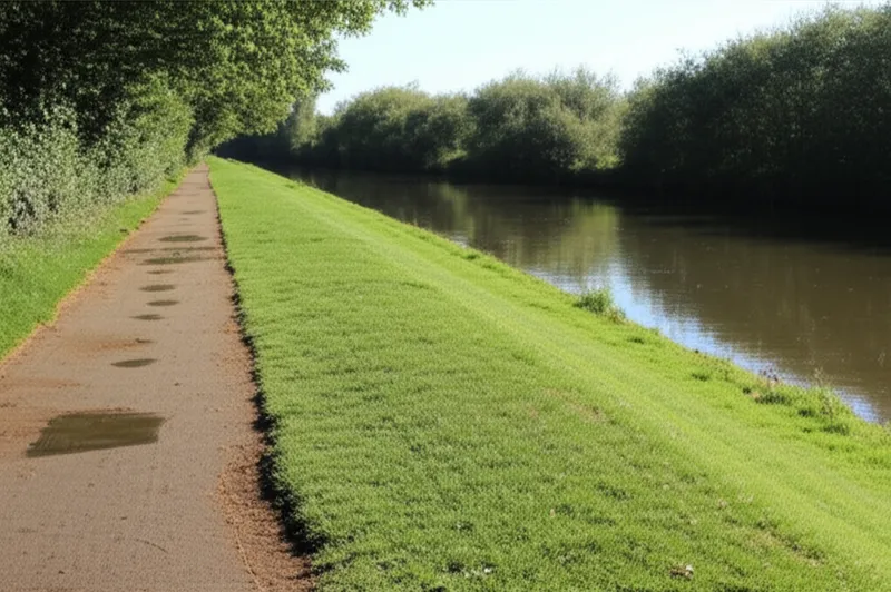 Visuelle Illustration von berms: Böschung, Damm - Bild 1