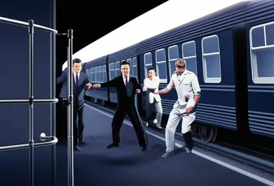 Illustration railroading