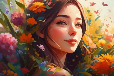 Illustration florid - Image 1