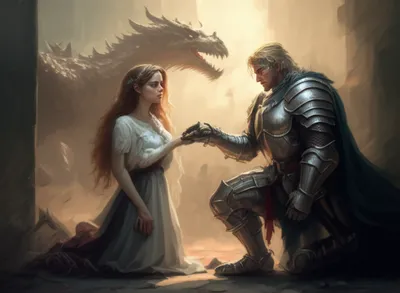 Illustration knightly - Image 1