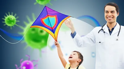 Illustration vaccinated