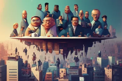 Illustration boardroom - Image 1