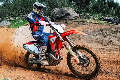 Illustration dirtbike - Image 1